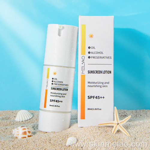 Brightening Whitening UV Face Sunscreen Lotion